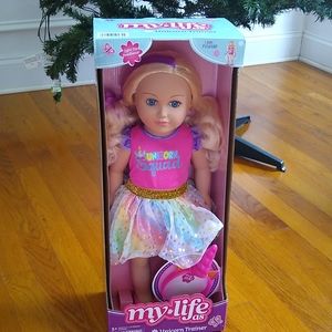 My Life As Unicorn Trainer 18" Doll